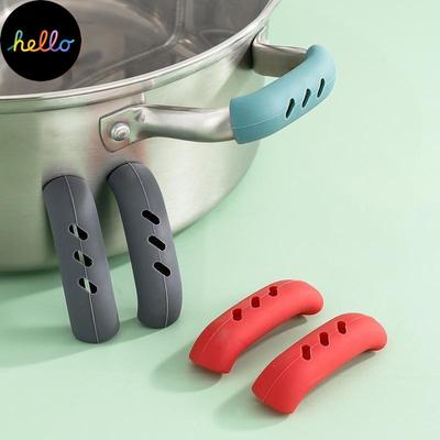 2 шт. силиконовые теплоизоляционные прихватки для духовки, перчатки, кастрюля, держатель для кастрюли, ручка для духовки, зажим для горячей кастрюли, кухонные аксессуары