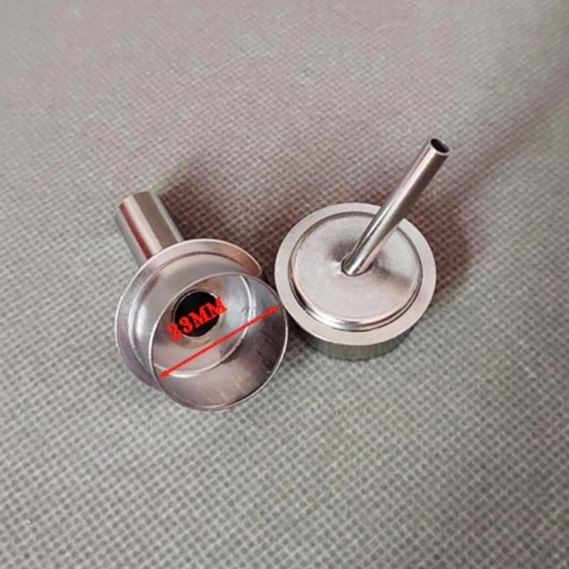 6PCS/Lot 45 Degree Bent Curved Air Nozzle 3/4/5/7/8/10mm For Quick 861 Hot Air Gun Rework Station Nozzle Replacement