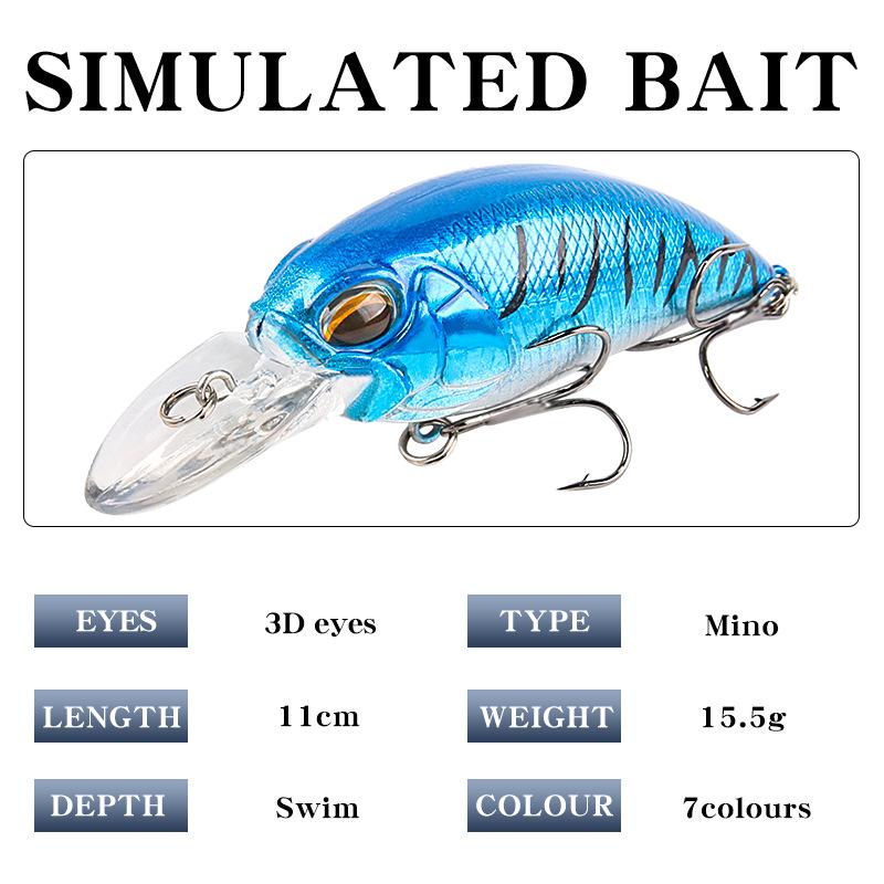 Плавающая и покачивающаяся приманка для маленькой пухлой рыбы на дальнем расстоянии, 8,9 см, 15,5 г, шумовая приманка из шариков