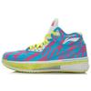 Li Ning WOW 2 Модные, нескользящие, износостойкие, с хорошим отскоком, низкие Баскетбольные кроссовки Мужские Синий Розовый Белый ABAH017-16