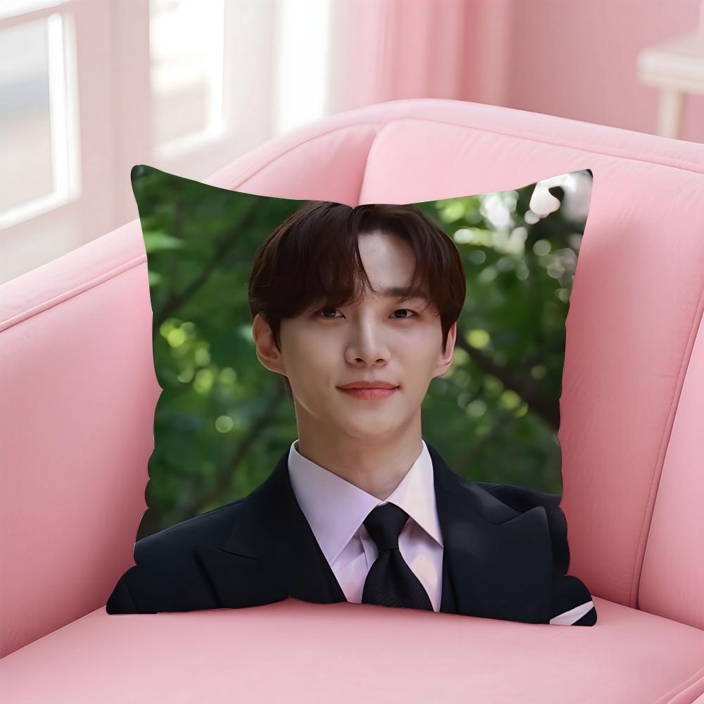 singer charismatic JJunho Cushion Cover Pillow Case Soft Skin Friendly Fabric  Concealed Zipper