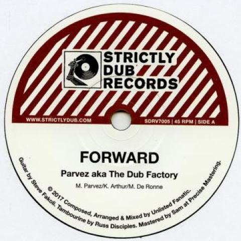 7-дюймовая пластинка PARVEZ - Forward / Dub SDRV7005 Strictly Dub Re 2017 UK Reggae, Ska & Dub