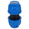 4Pcs PE Plastic 32mm To 32mm Straight Connector Water Pipe Adapter Fitting Accessories