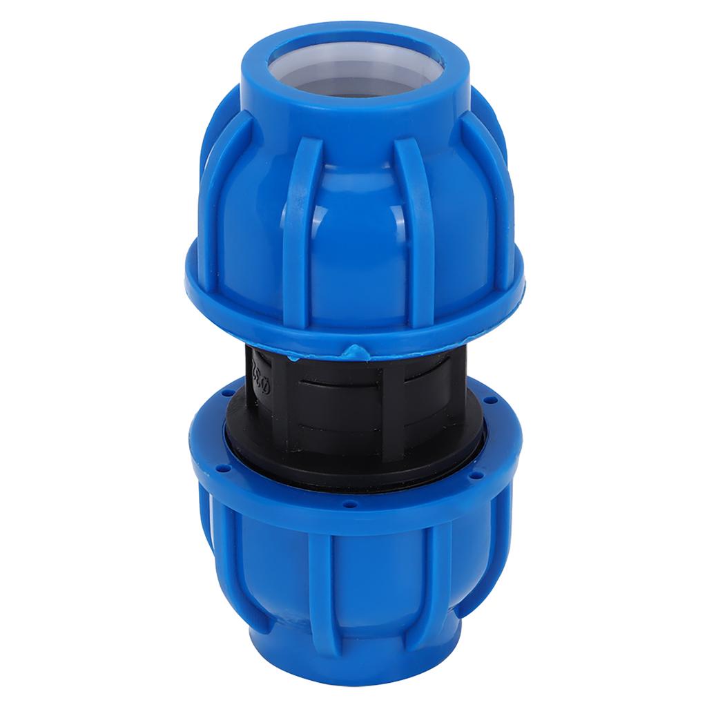 4Pcs PE Plastic 32mm To 32mm Straight Connector Water Pipe Adapter Fitting Accessories