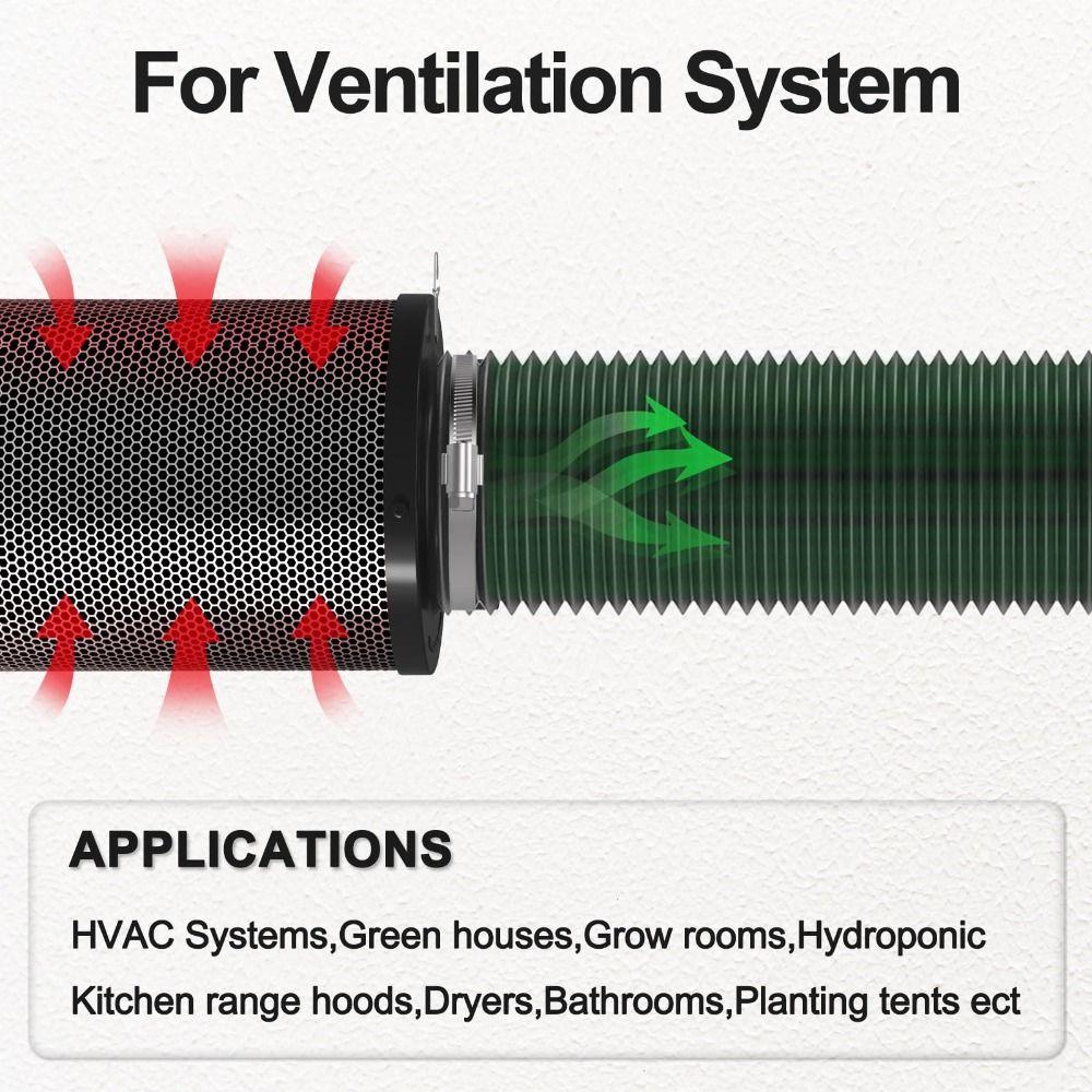 Insulated Air Ducting 6/7 inch Exhaust Pipe Professional Dryer Vent Hose Ventilation