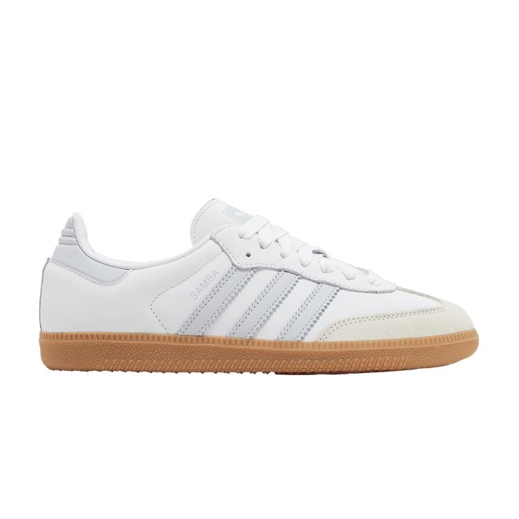 adidas Samba OG Белый Гало Синяя Жвачка (Женский)