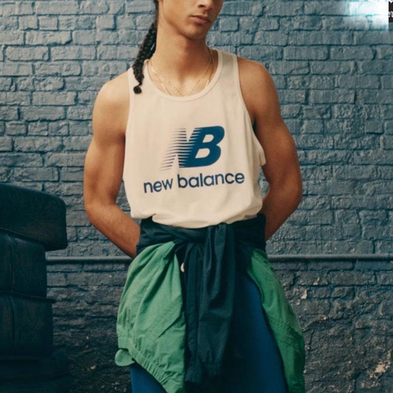 New Balance Серия Made In USA Майка унисекс Белая MT31545-SST