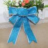 Bowknot Hanging Ornaments Bowknot Christmas Bowknot Christmas Tree Decor DIY Accessories Glitter Powder