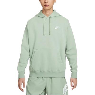 Nike Sportswear Club FW24 Флисовый пуловер с капюшоном Мужские толстовки Horizon-Green BV2655-371