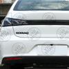 JBIW9 For Skoda Superb Kodiaq Karoq 4X4 Yeti Octavia Rapid Fabia Kamiq Car 3D Metal Letters Badge Decals Sticker Glossy Matte Black
