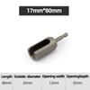 65.80.100.120.135mm Length Open Hex Nut Driver Socket Slotted Impact Electric Hex Shank Slotted Drill Bit Sockets Wrench Tool