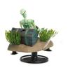 Aquarium Skull Decorations Small Skeleton Ornaments Fish for Tank Landscape Accessories with Air Hose