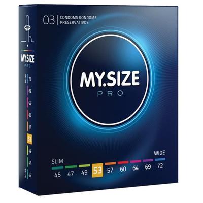 MY.SIZE PRO Презервативы, Размер 53 мм, Упаковка из 3 штук