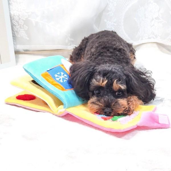 Petka Dog 6-страничная книжка для работы с носом, игрушка для собаки, 1 шт., смешанная