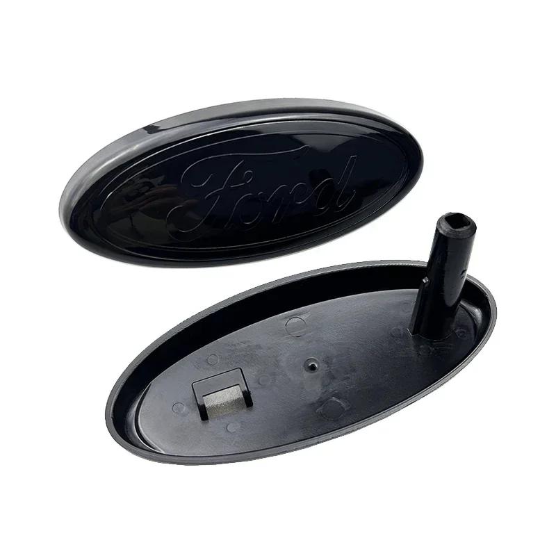 Автомобильная наклейка Ford 14,5x6,5 см ABS Передний значок-эмблема для Ford Focus 2 3 Mondeo Fiesta Ranger Mustang Kuga Explorer Transit Aut