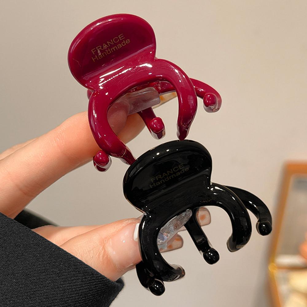 Французские заколки-крабы для волос Ацетатные аксессуары для волос Модные держатели для высокого хвоста для женщин и девушек
