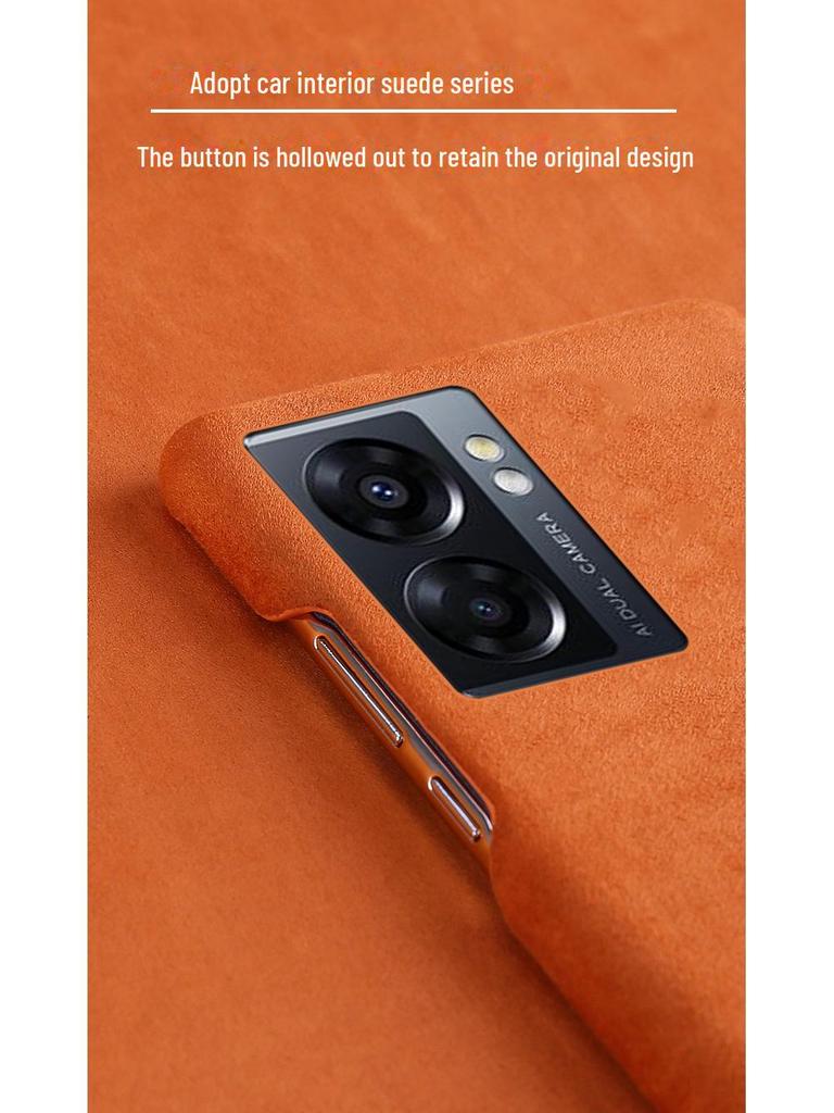 Чехол для мобильного телефона OPPO A1 - замшевый получехол, ультратонкий защитный чехол