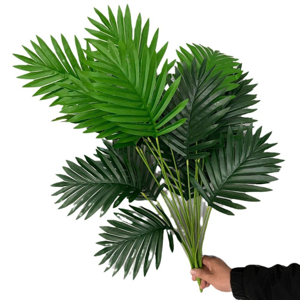 21 лист искусственная пальма пластик искусственные тропические листья домашний садовый декор