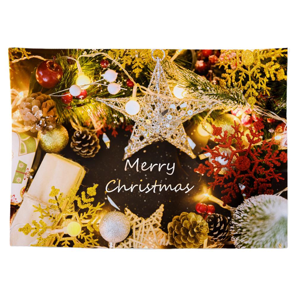 Рождественский гобелен, подвесная ткань, цифровая теплопередача, экологически чистая комната, детская комната, общежитие