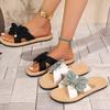 2025 Лето Новые Пляжные Нескользящие Шлепанцы Женские Шлепанцы Элегантные Плоские Сандалии Подошва Однотонная Женская Обувь Слайды Женские