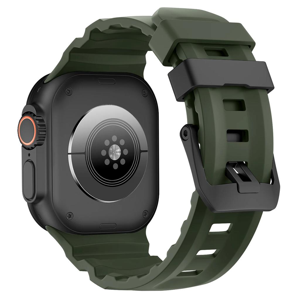 Trail Silicone Strap for Apple Watch Ultra 2 49mm Band Series 10 9 8 7 46mm 45mm Sport Breathable Bracelet iWatch 6 5 4 SE 44mm 42mm Bracelet