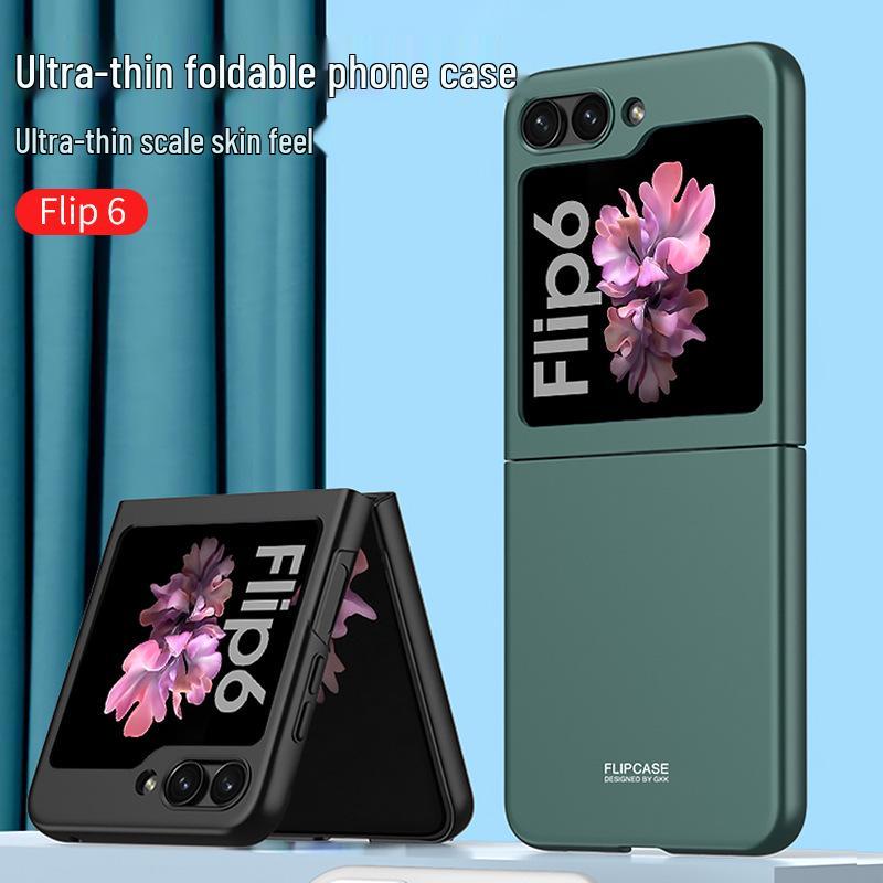 Ультратонкий матовый чехол-бампер Samsung Z Flip 6 однотонный