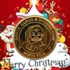 Christmas Eve Gold Commemorative Coin: New Year Wishing Medallion Gift