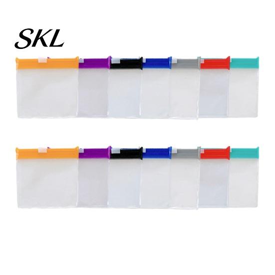 Self-sealing Zipper Pouch Slide Lock Medicine Bags, Compact Travel Pill Set, Accessory Bag Reusable EVA Waterproof Storage Bag, for Small Items