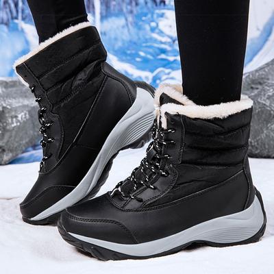 Женские сапоги на каблуках Женские зимние сапоги с мехом Теплые ботильоны Зимние ботинки Женские зимние ботинки на платформе Ботинки