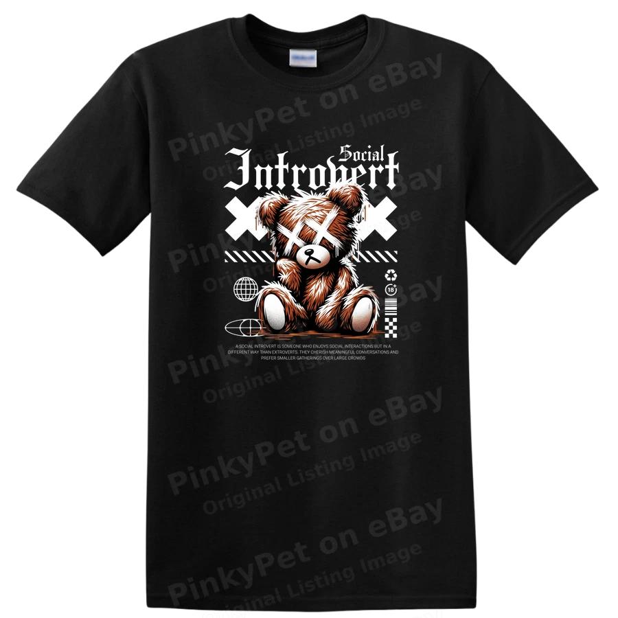 Cute Bear Graphic T Shirt for Adults Kids w/ Vintage Distressed Tee Design