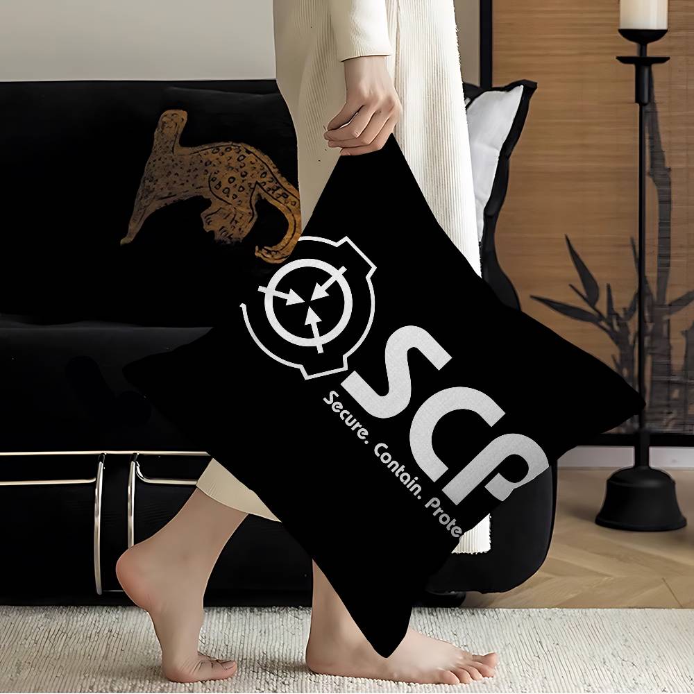 Популярная тональная основа Scp F-Foundation Игра Дизайн клена Подушка-кушон Счастливый Осенний Урожай Декор Праздничный Декор Наволочка