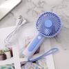 Mini Portable Fans 3 Gear Handheld USB Rechargeable Fan Mini Desktop Air Cooler Outdoor Fan Cooling Travel Hand Fans Phone Fan