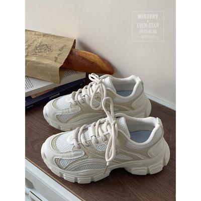 Весна новая толстоподошвенная увеличивающая рост ретро папины кроссовки 1 новый цвет