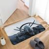 Классический научно-фантастический коврик для пола с инопланетянами, ретро, с несколькими вариантами выбора, ковер для гостиной, кухни, нескользящий, современный домашний декор