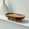 Mini Wood Riser Display Tray Wooden Pedestal for Dining Room Table Tabletop Centerpieces