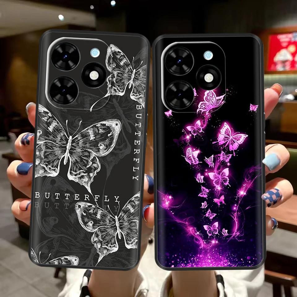 Чехол для Spark Go 2024 для Tecno Spark Go 2024 Чехол для телефона Милый панда Задняя крышка для Techno Spark Go 2024 Защита Coque Fundas