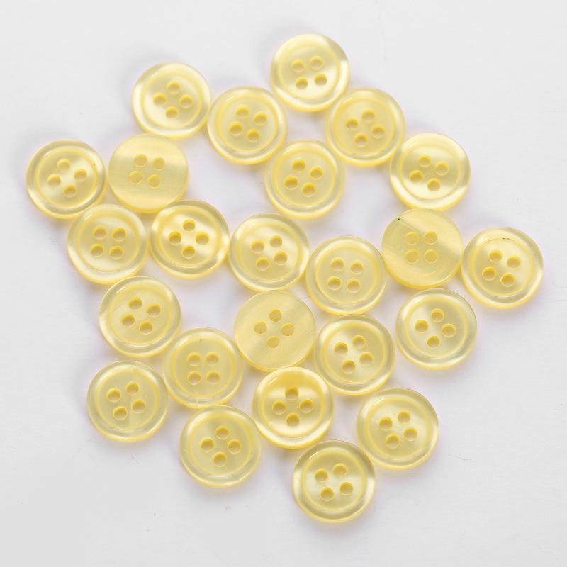 Round 2 Hole Resin Button Sewing Fit Scrapbooking Apparel Crafts Diy Decoration 24PCS