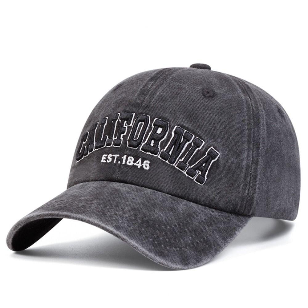 Регулируемая потертая кепка CALIFORNIA Washed Baseball Hats Мужская Женская Спорт на открытом воздухе