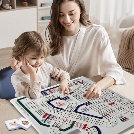 1/2 Sets Cribbage Wars Board Game Kids Adults Family Party Multiplayer Interactive Wooden Plastic Portable Continuous Cribbage Board Game Night