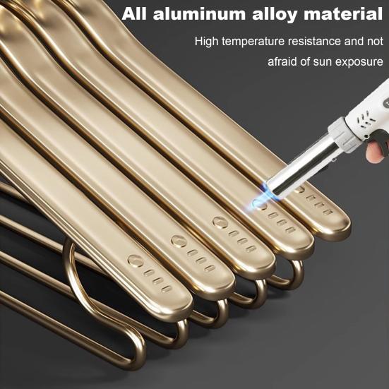 Вешалка для одежды Максимальная несущая нагрузка Антикоррозийный алюминиевый сплав Ветрозащитный Гладкая нескользящая вешалка для костюма Вешалка для одежды Сушилка для одежды Органайзер для гардероба