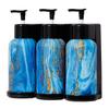 5%OFF Triple Liquid Soap Dispenser Bottle Factory Price Hotel Soap Dispenser Wall Mounted Installation ABS Plastic Leekong 1pcs