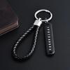 Phone Number Card Key Chain Vehicle Pendant Car Keychain Phone Number Plate Keyring Anti-lost