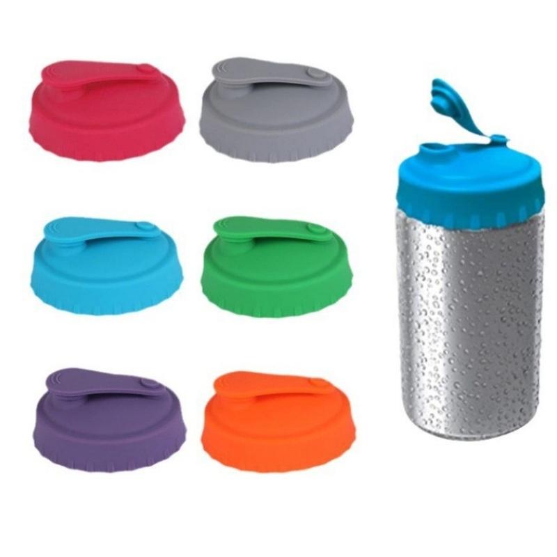 Silicone Soda Can Lid Reusable Can Stopper for Soda Beer Drinks Juice Coke Beverage Fits Standard Cans Protecto Coke Can