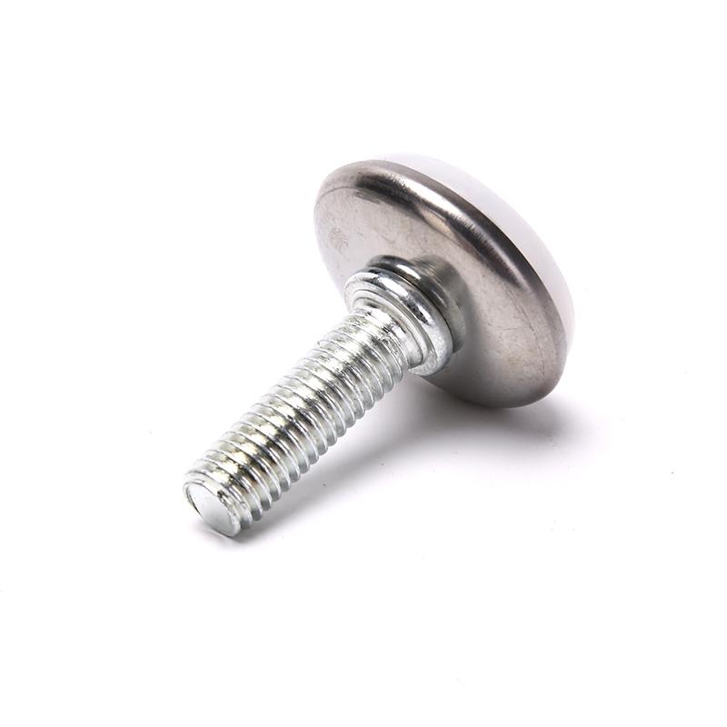 4шт M6 M8 15/20/25 мм Регулируемые стальные ножки для мебели Противоскользящее основание стола