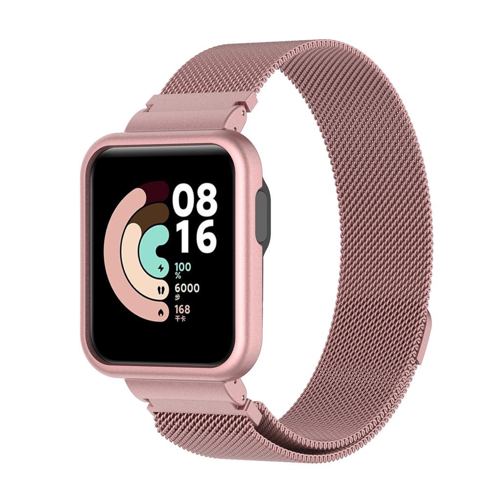 Миланский ремешок для Xiaomi Mi Watch Lite Smart Watch, металлический каркас, защитный чехол, браслет, ремешок для часов Redmi Watch 2 Lite Correa