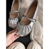 Flat Single Shoes Women's Summer 2025 New Models with Skirts Mary Jane Shoes Pregnant Women French Gentle Evening Shoes Doudou Shoes