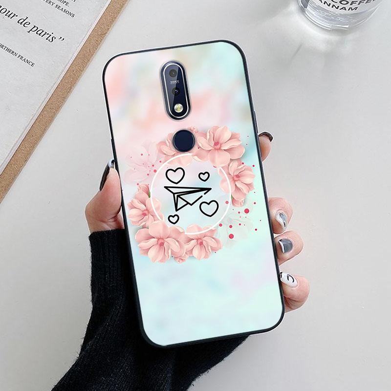 Для Nokia 5.1 Plus Чехол Модный Мягкий Силиконовый Задний Чехол для Nokia 3.1 7.1 Чехол для Телефона etui Fundas Милый Чехол