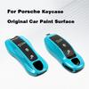 Модный классический чехол-брелок Miami Blue для Cayenne 718 всех серий Держатель чехла для автомобильного ключа Запчасть для замены Простая установка