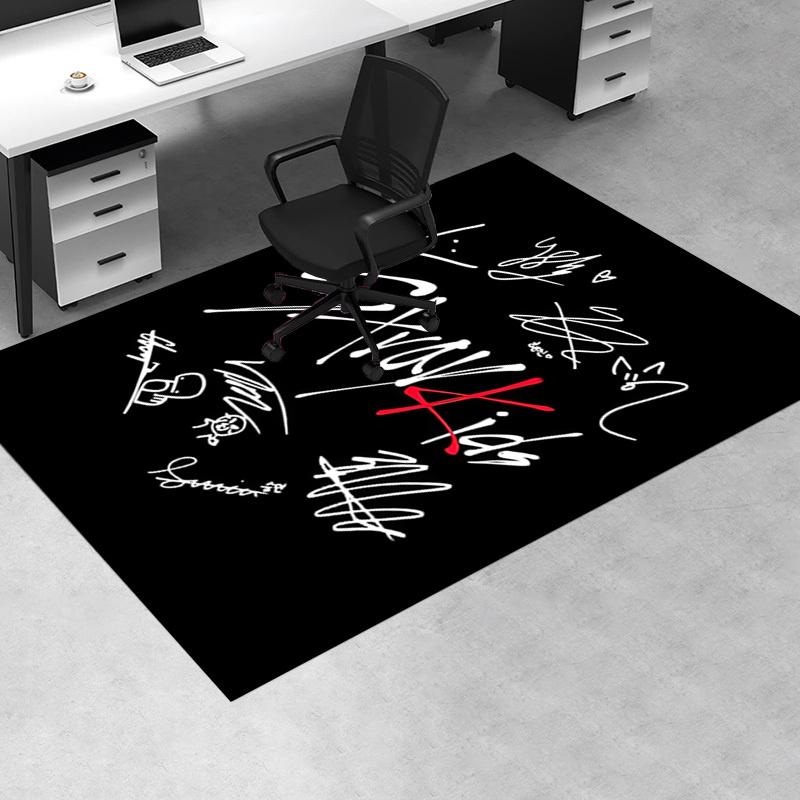 1pc Office Kpop Staykids Rug Chair Mats Study Room Carpet Office Supplies Christmas Gift Q131
