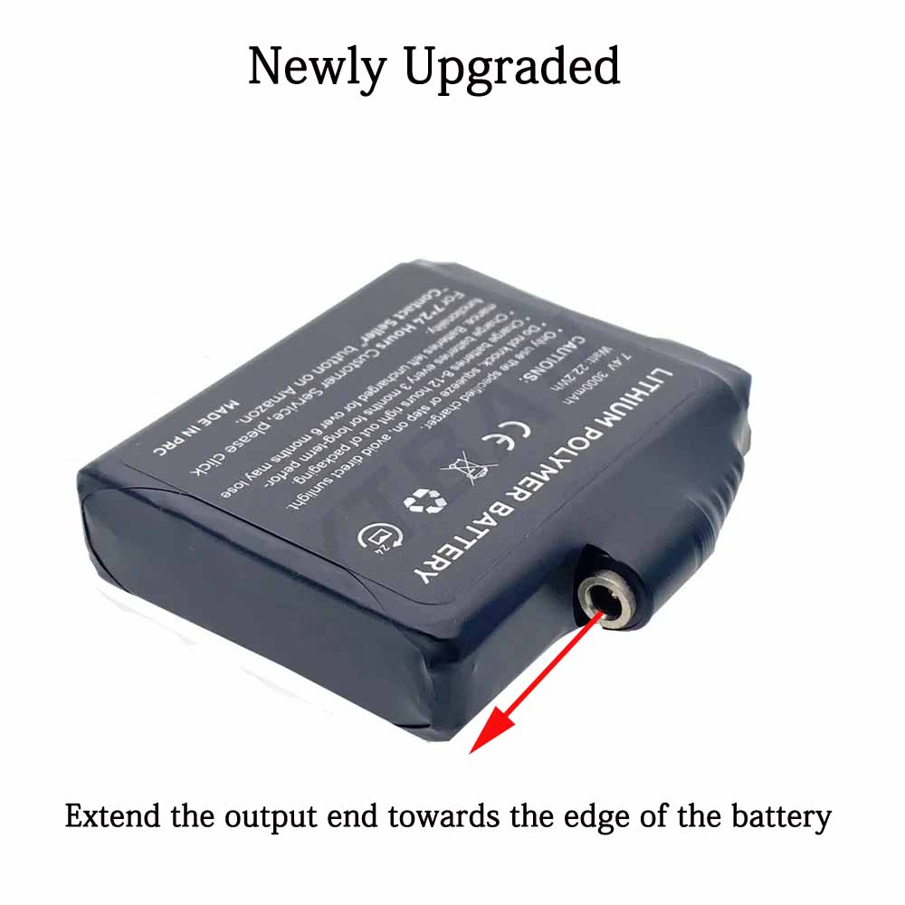 7.4V 3000mah Heated Gloves Battery Lithium Batteries for Heating Vest, Socks, shoes,Winter Antifreeze Heating Batteria 755060-2S